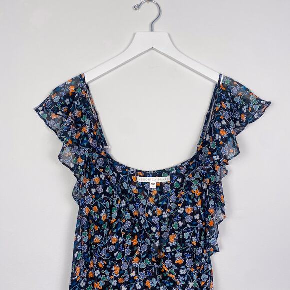 Veronica Beard Marilyn Cold Shoulder Dress 2 - Picture 3 of 8